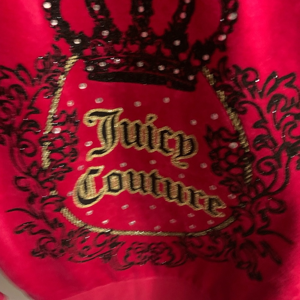 Juicy couture velvet hot pink jacket